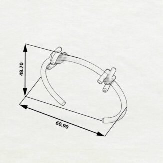 Barbed Wire Silver Bracelet