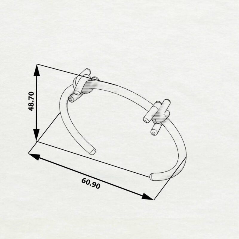 Barbed Wire Silver Bracelet