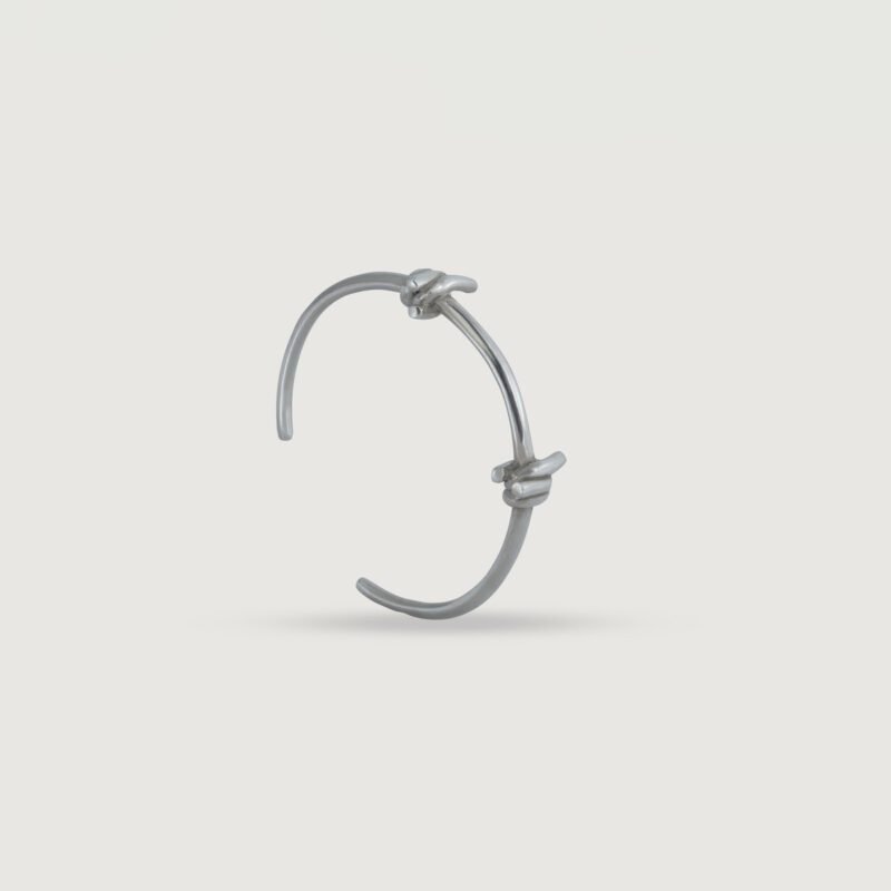 Barbed Wire Silver Bracelet