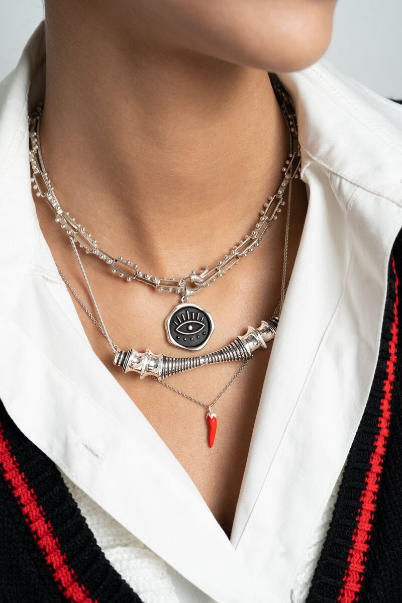 Saharara Silver Necklace